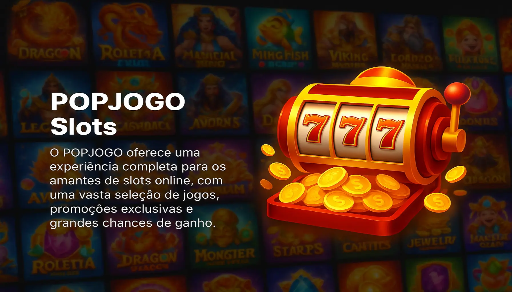 Jogos de cassino online POPJOGO